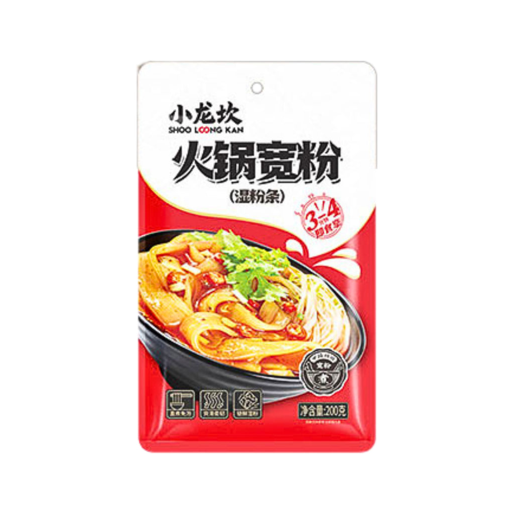 Xiao Long Kan Sweet Potato Board Noodles (2 Pack Bundle) | Authentic Sichuan Hotpot Wide Noodles | 小龙坎 宽粉 2包